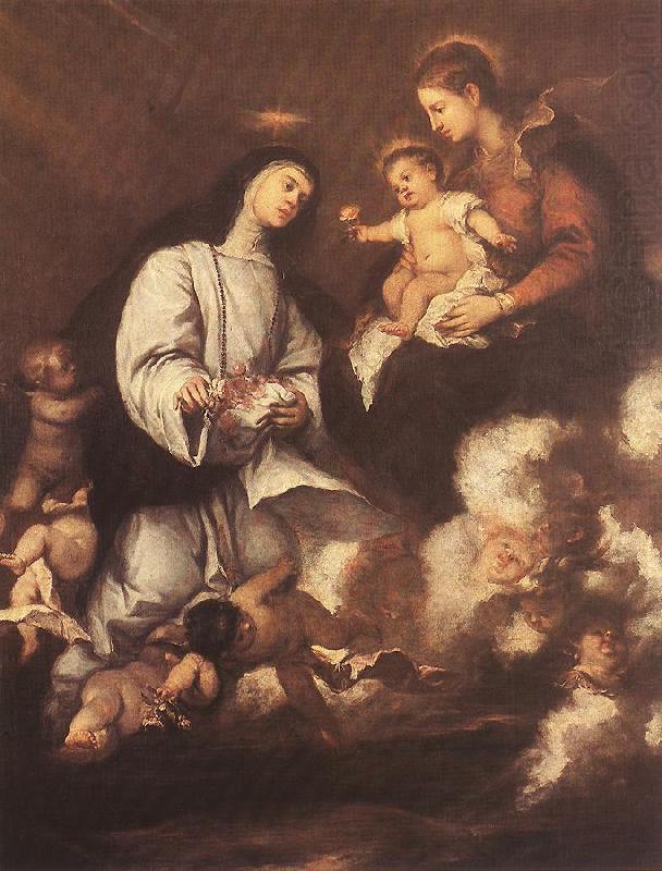 St Rose of Lima before the Madonna, Jose Antolinez